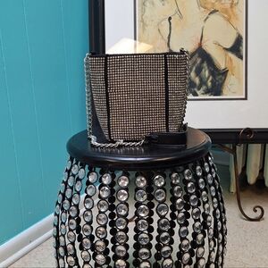 Black Rhinestones Crossbodys